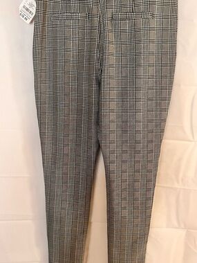 Plaid Tailored Women Pants - Gray